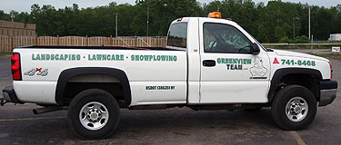 landscaping truck